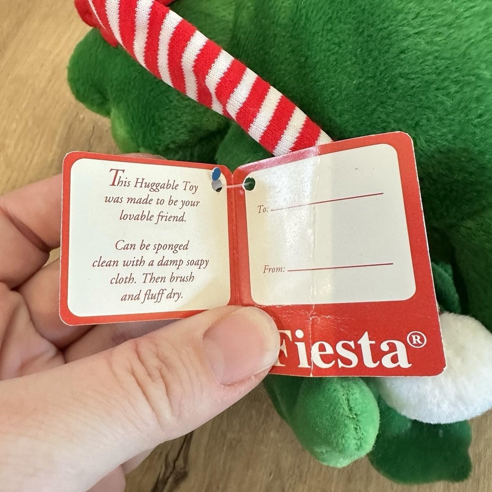 VTG‎ New Fiesta "Feliz" Bean Bag Frog & Babies Plush Christmas Santa - Picture 7 of 9